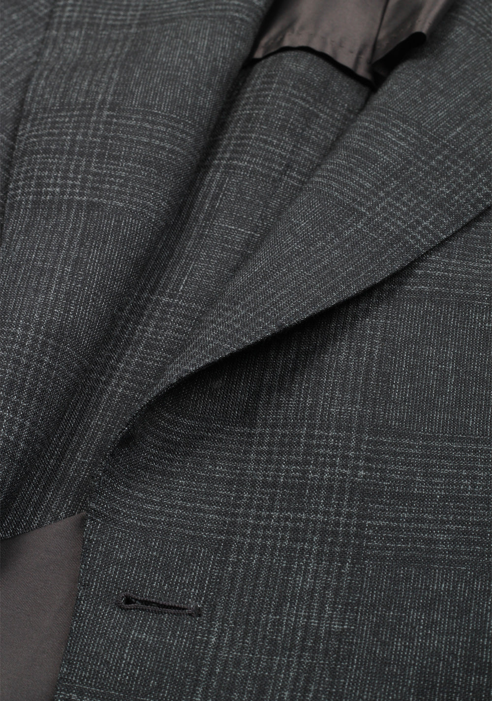TOM FORD Shelton Checked Gray Sport Coat Size 48 / 38R U.S. In Mohair Linen