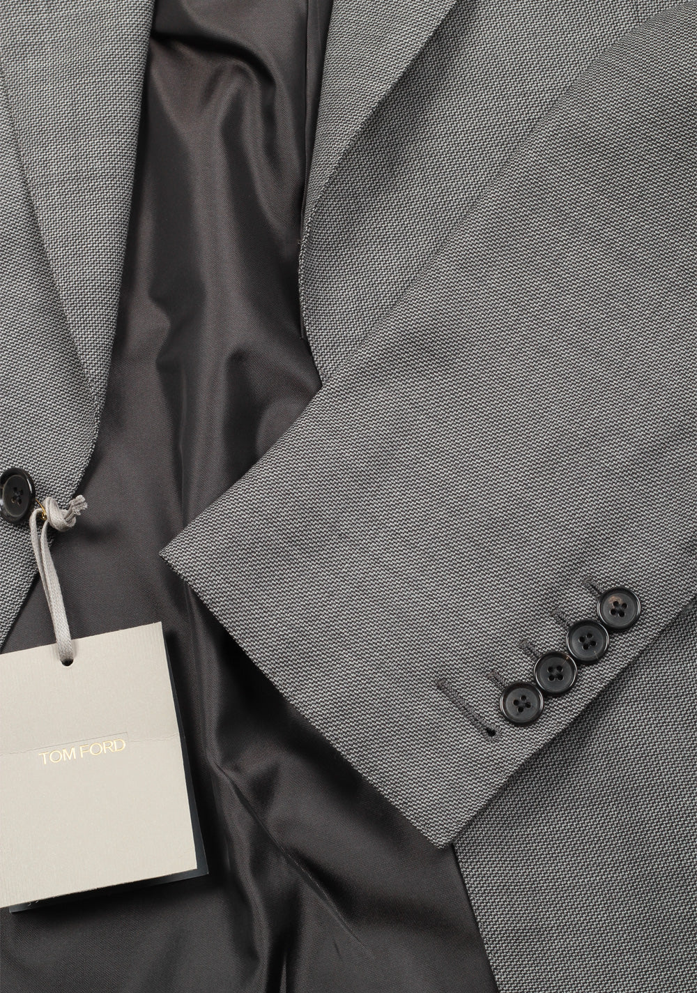 TOM FORD Shelton Gray Sport Coat Size 48 / 38R U.S. In Wool