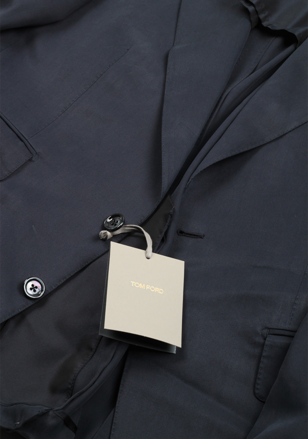 TOM FORD Shelton Blue Sport Coat Size 48 / 38R U.S. In Silk