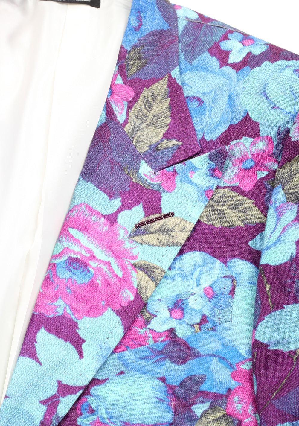 TOM FORD Shelton Pink Floral Sport Coat Size 48 / 38R U.S. In Linen