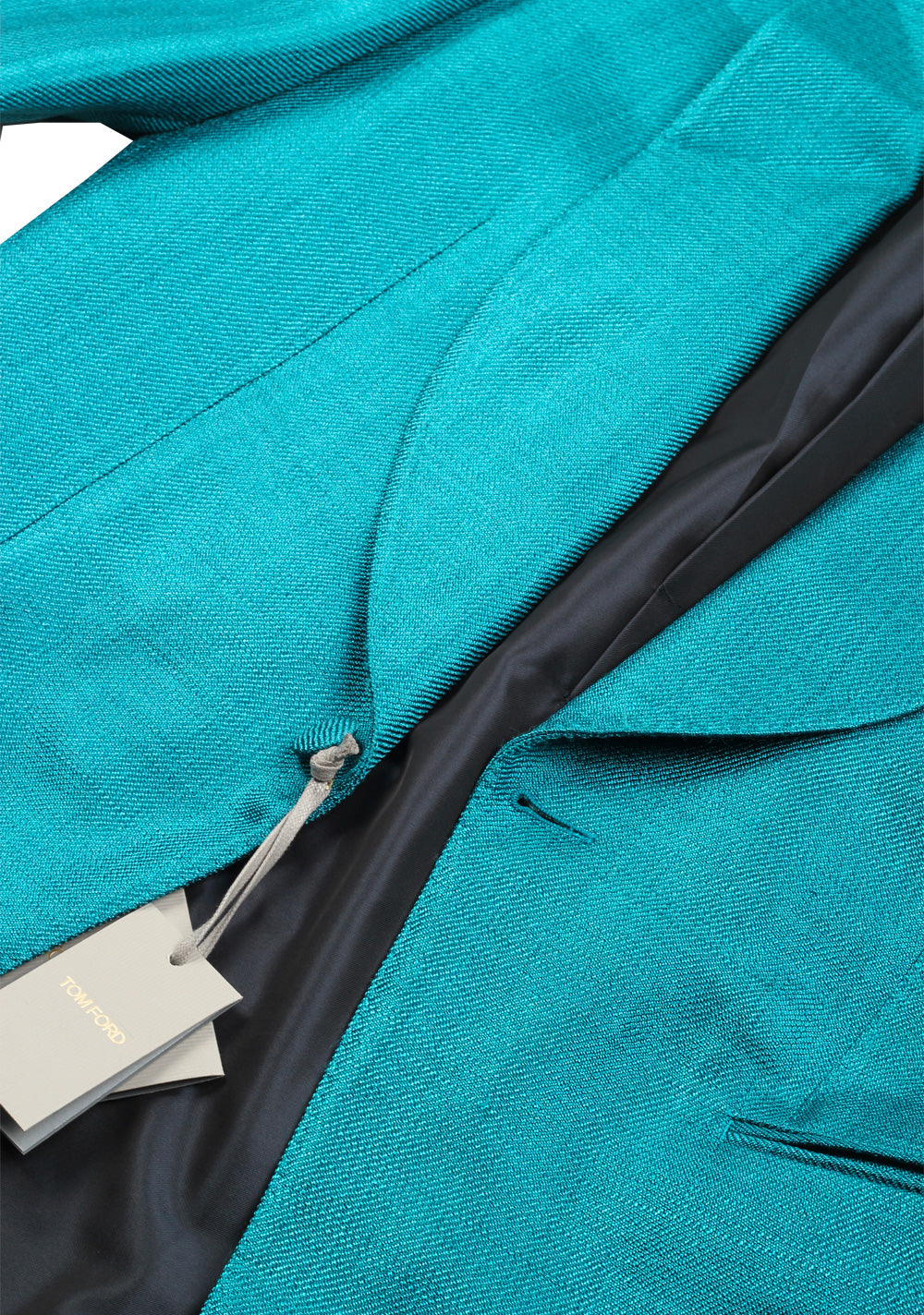 TOM FORD Shelton Turquoise Shawl Collar Sport Coat Tuxedo Dinner Jacket Size 48 / 38R U.S.