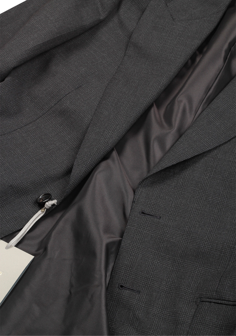 TOM FORD Shelton Checked Gray Suit Size 48 / 38R U.S. In Wool