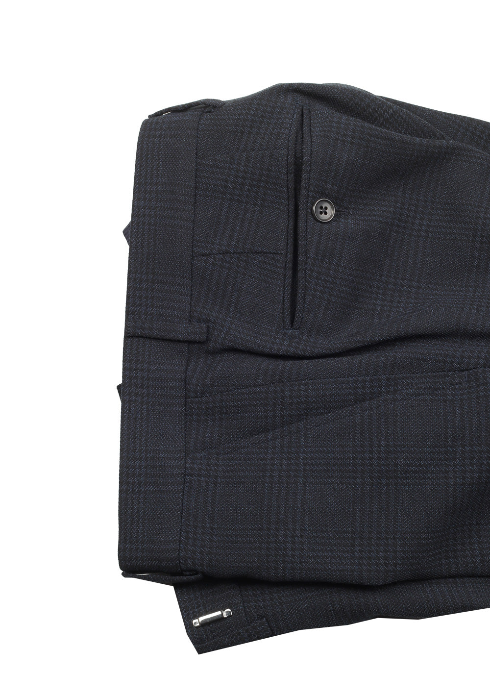 TOM FORD Shelton Checked Blue Suit Size 48 / 38R U.S. In Wool