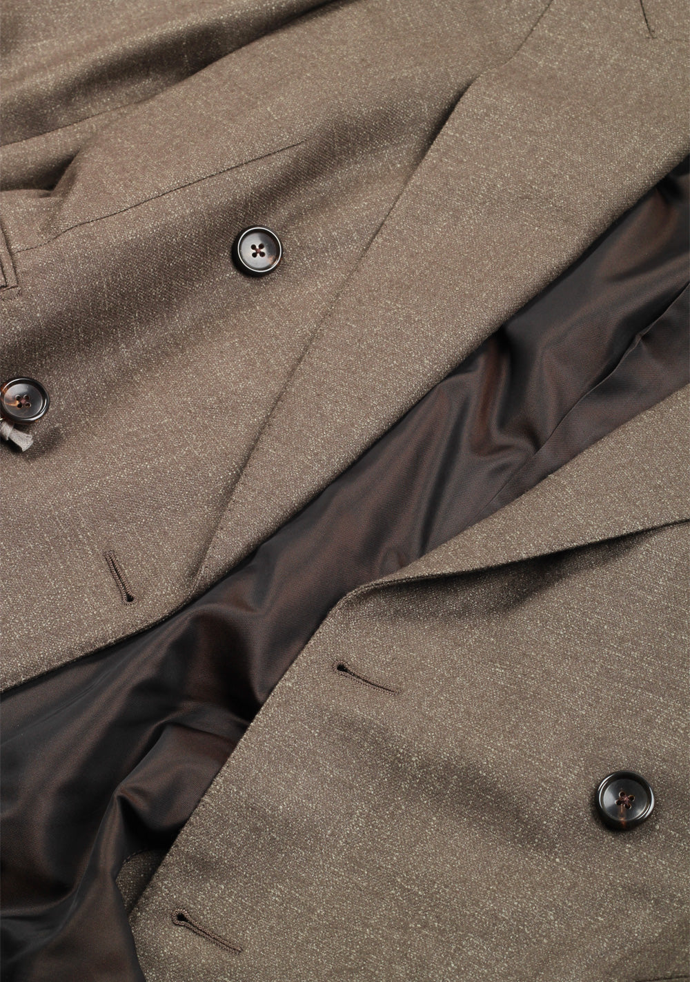 TOM FORD Shelton Brown Double Breasted Suit Size 48 / 38R U.S. In Wool
