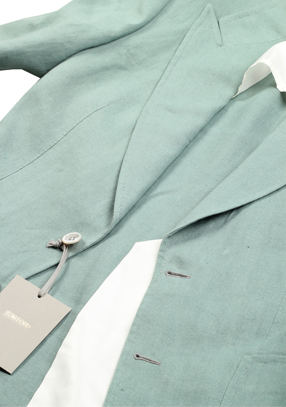 TOM FORD Shelton Mint Suit Size 48 / 38R U.S. In Linen