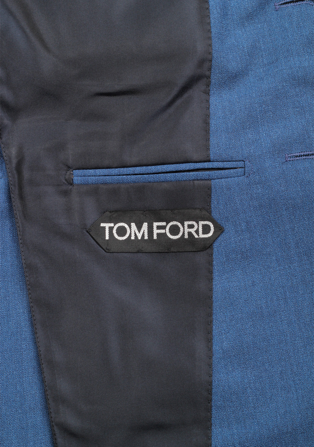TOM FORD Shelton Blue Suit Size 48 / 38R U.S. In Wool
