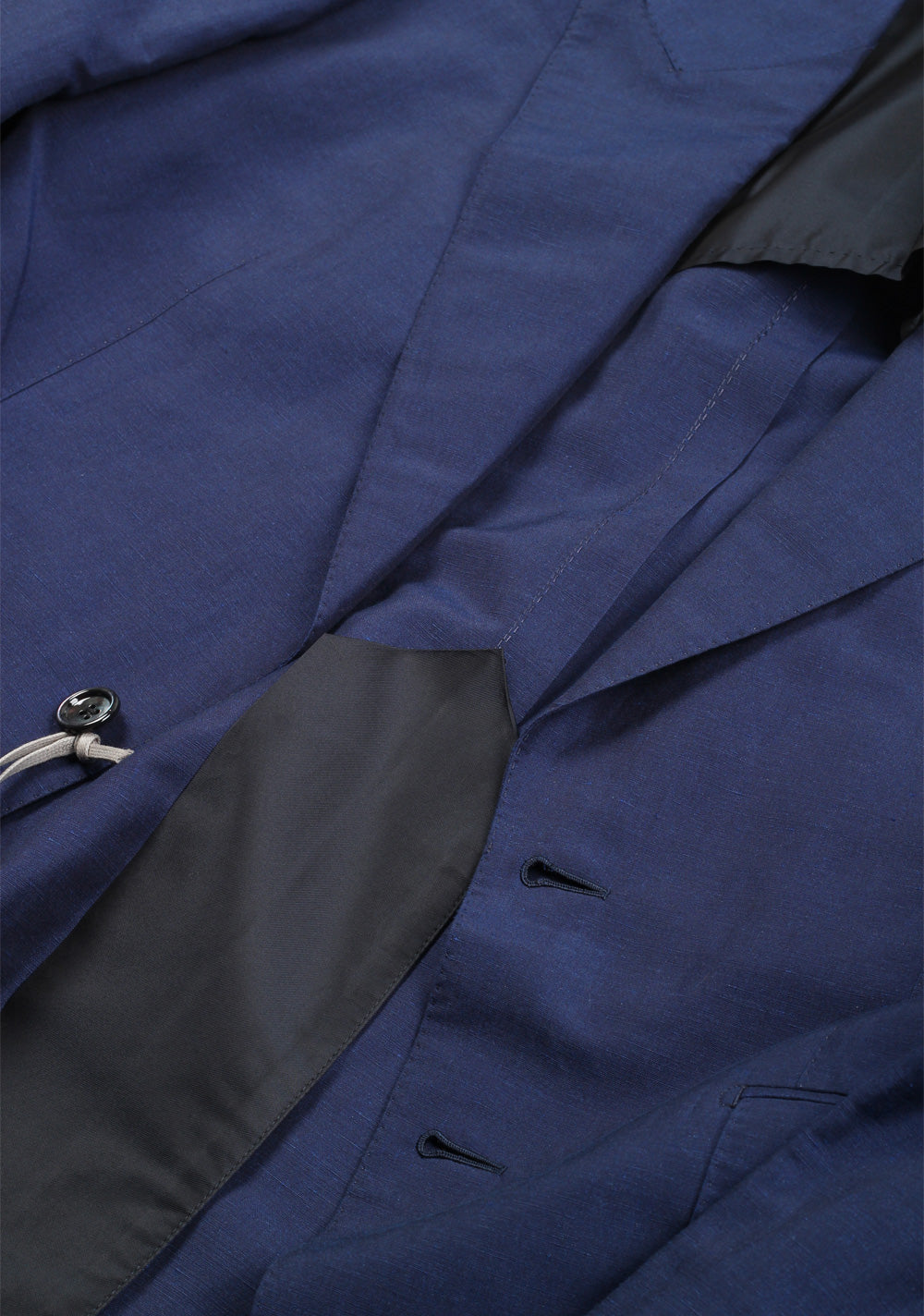 TOM FORD Shelton Blue Suit Size 48 / 38R U.S. In Linen Silk