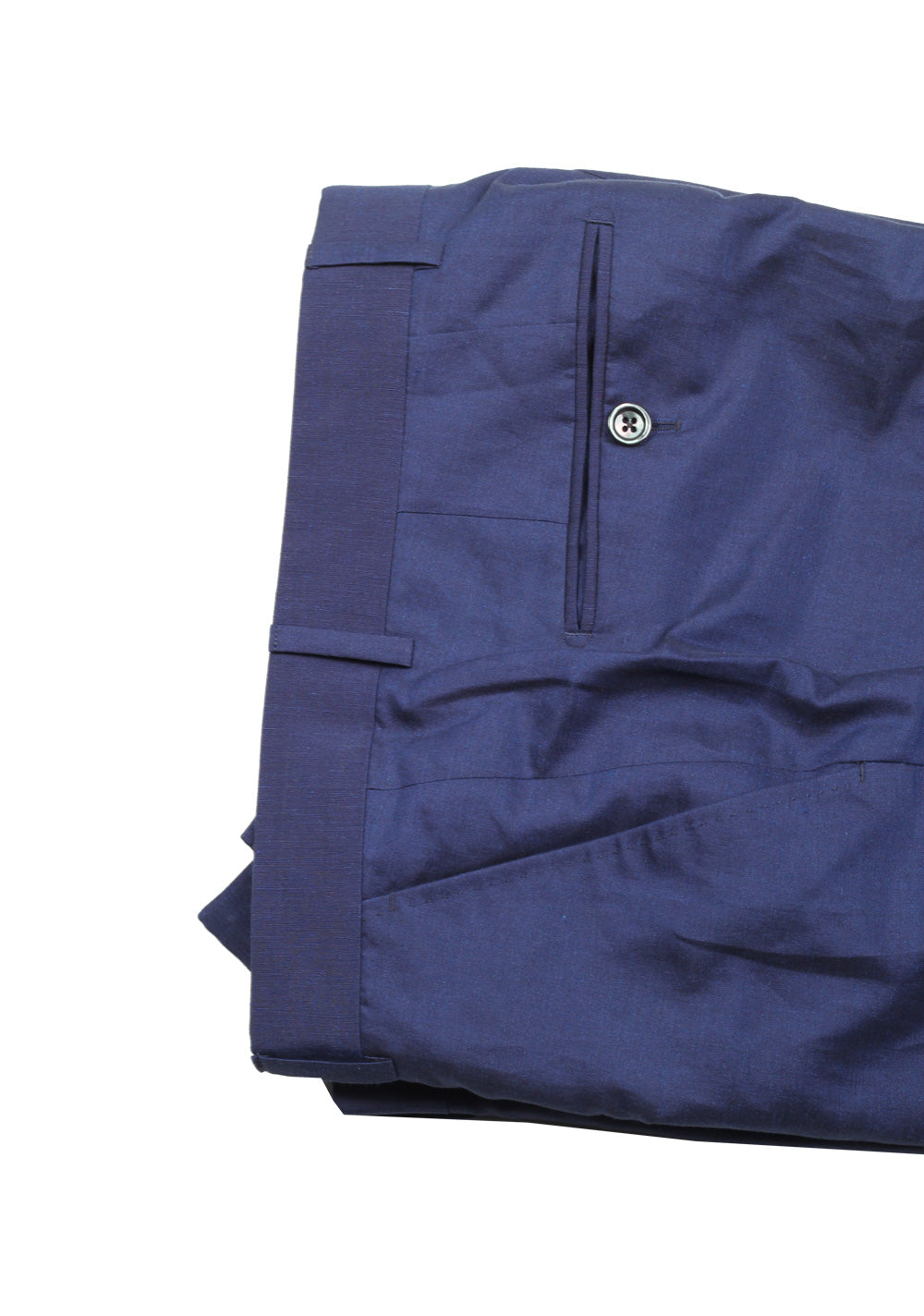 TOM FORD Shelton Blue Suit Size 48 / 38R U.S. In Linen Silk