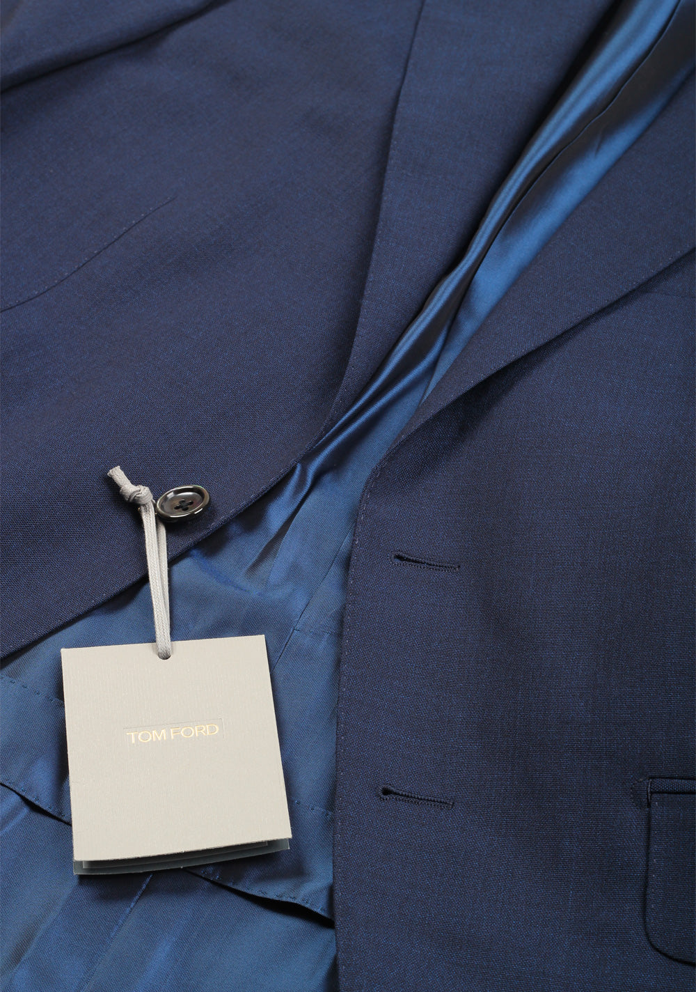 TOM FORD O'Connor Blue Suit Size 48C / 38S U.S. Wool Silk Fit Y