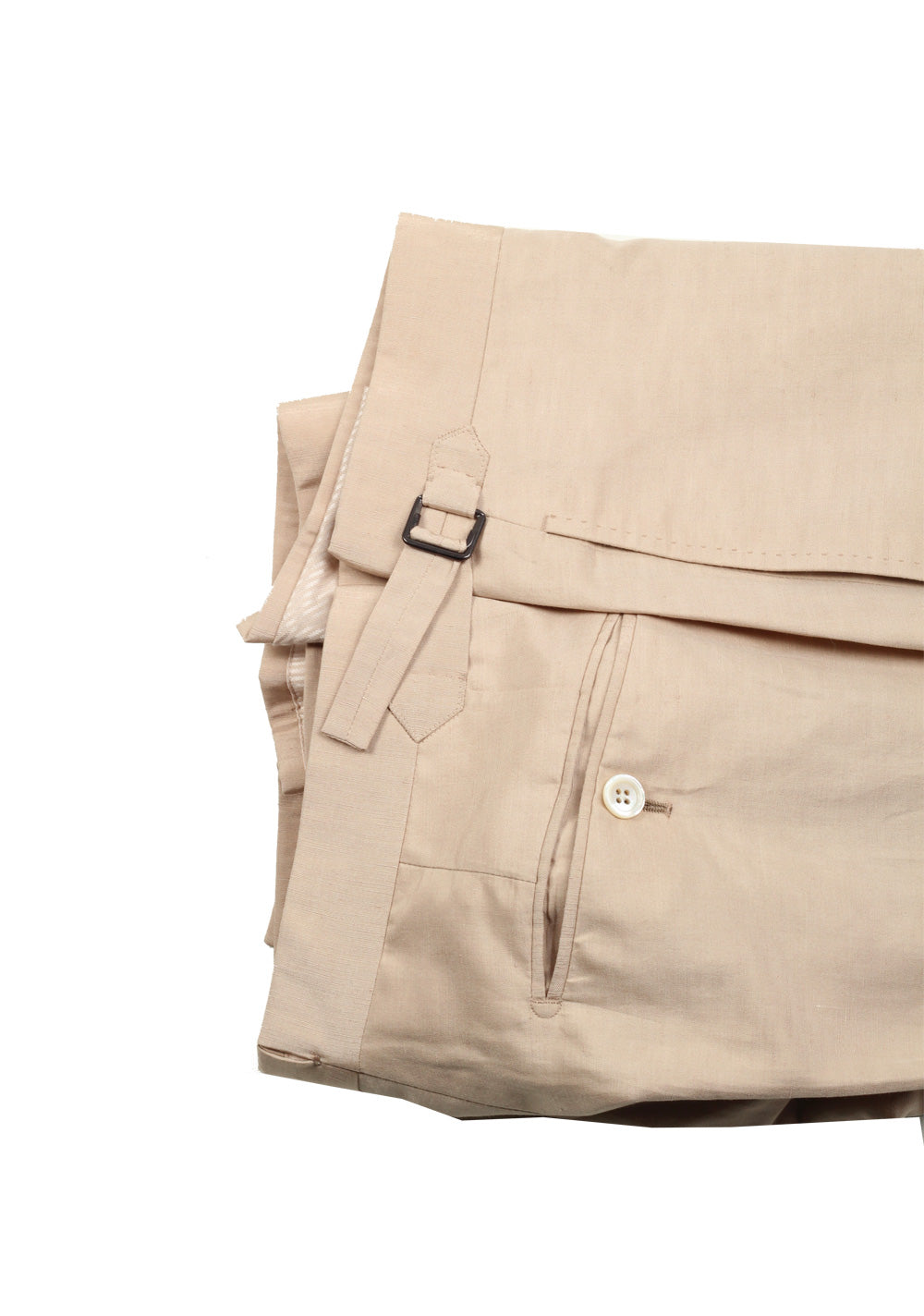 TOM FORD Shelton Beige 3 Piece Suit Size 48 / 38R U.S. In Linen Silk