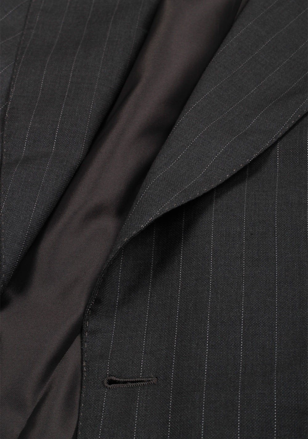 TOM FORD Shelton Striped Gray Suit Size 48 / 38R U.S. In Wool Silk