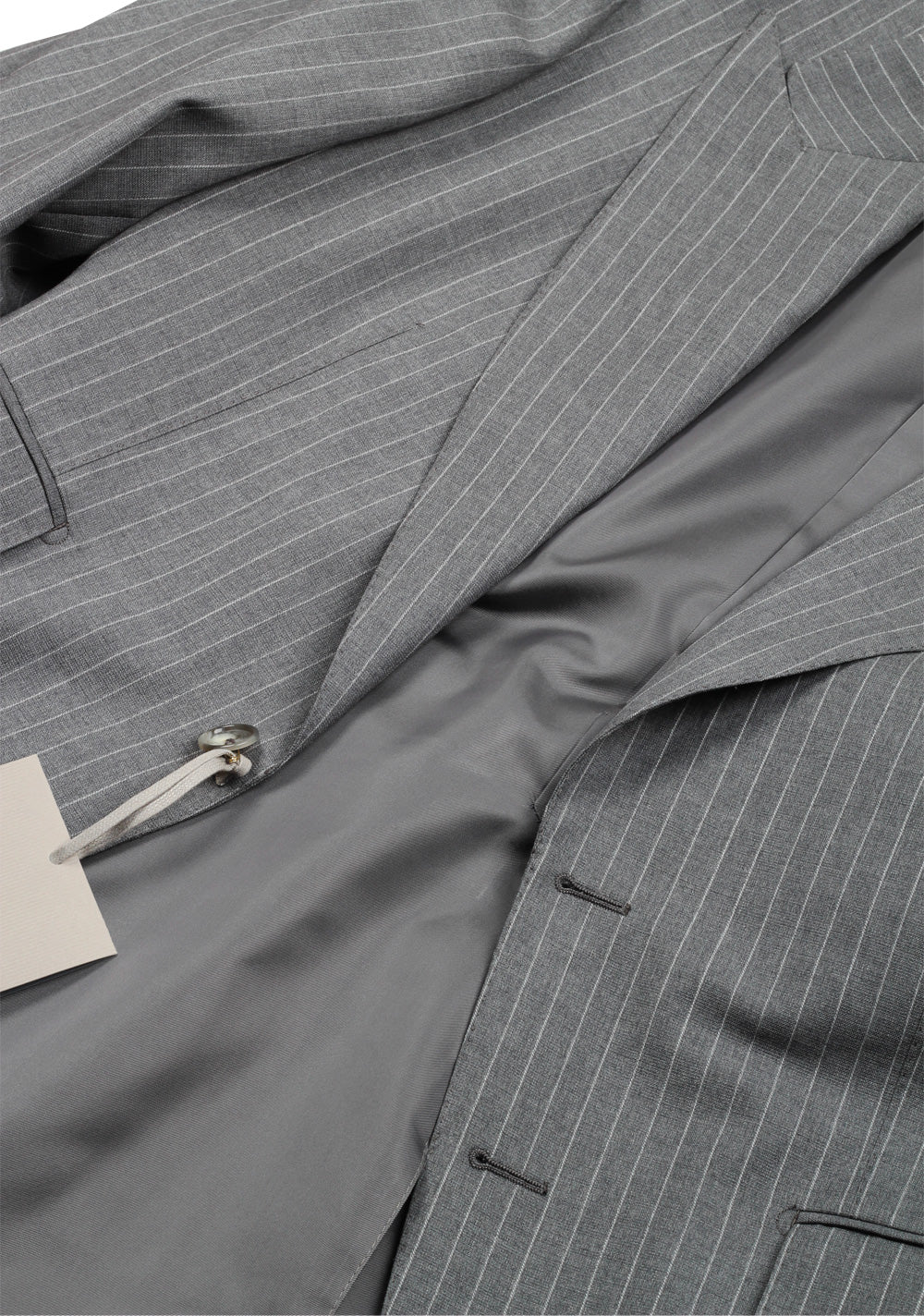 TOM FORD Shelton Striped Gray Suit Size 48 / 38R U.S. In Wool