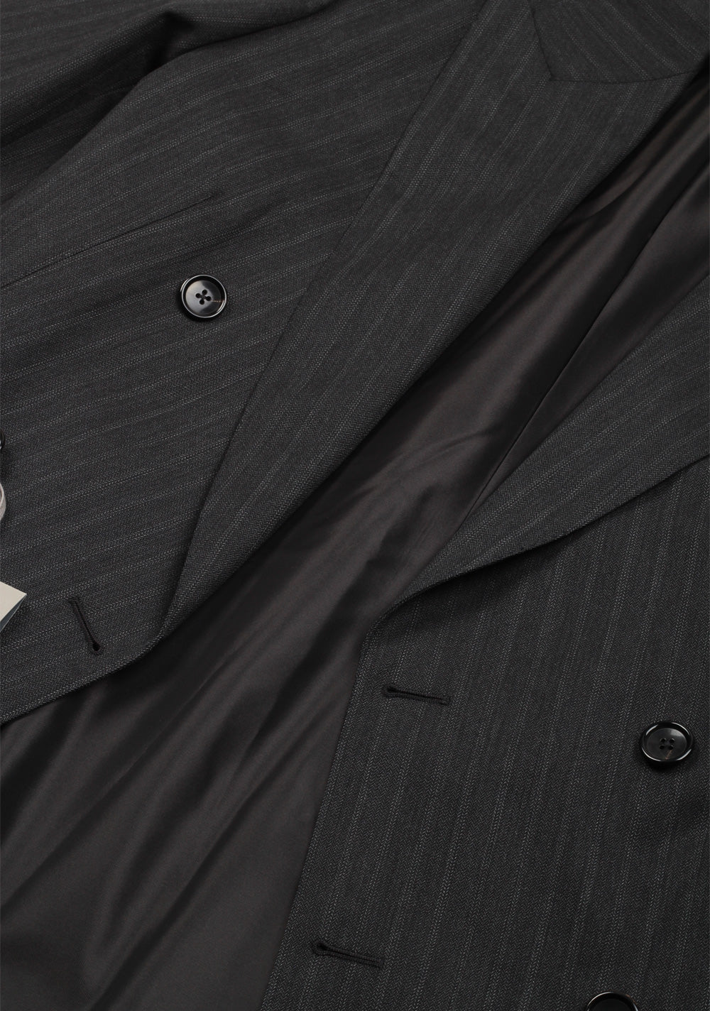 TOM FORD Shelton Gray Double Breasted Suit Size 48 / 38R U.S. In Wool