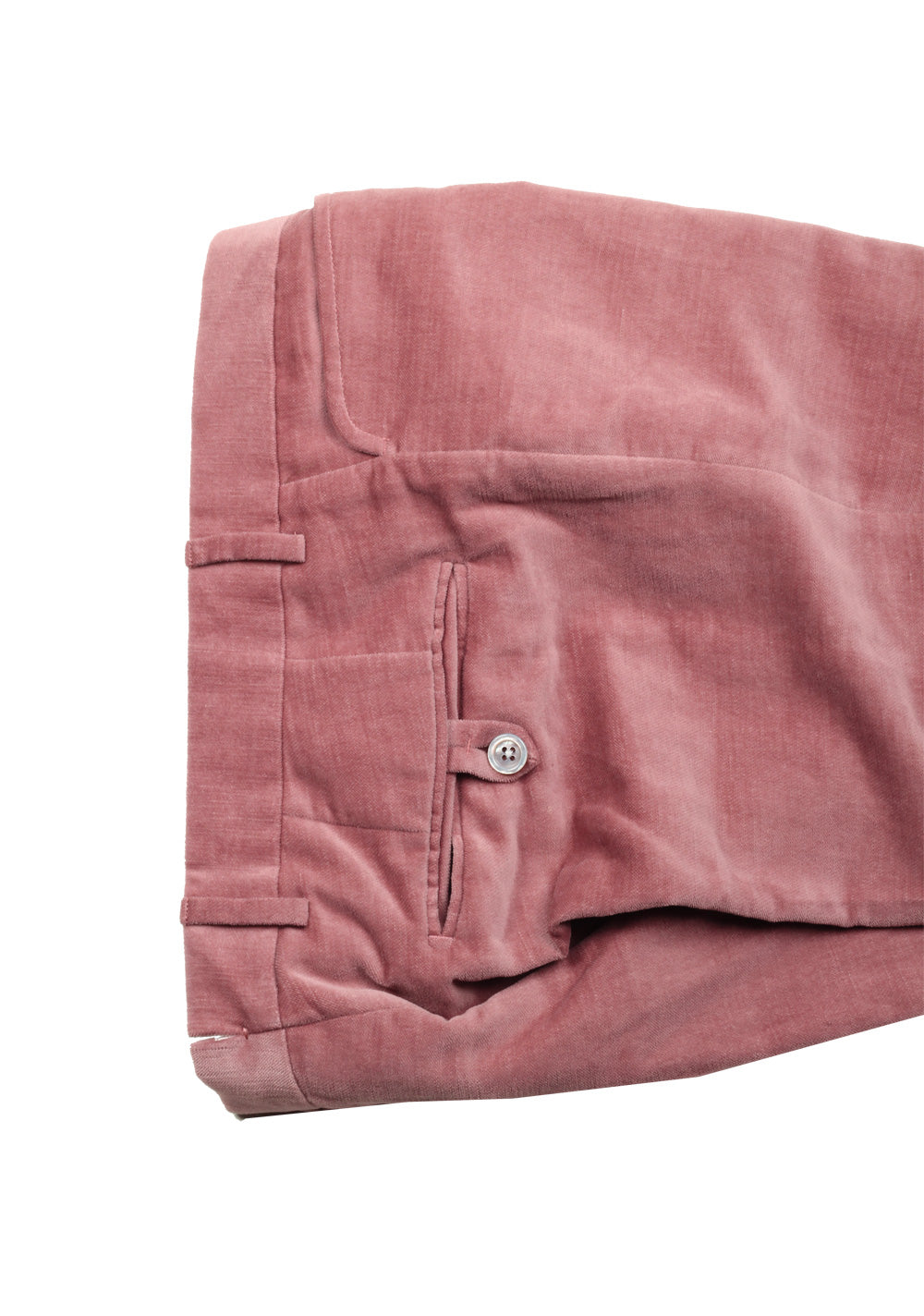 TOM FORD Shelton Pink Velvet Suit Size 48 / 38R U.S. In Cotton Linen