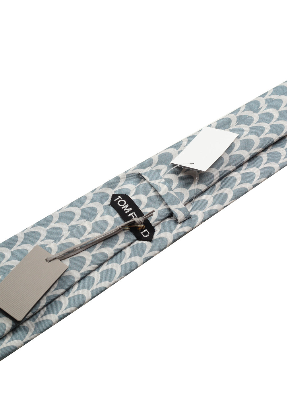 TOM FORD Patterned Blue Tie In Silk