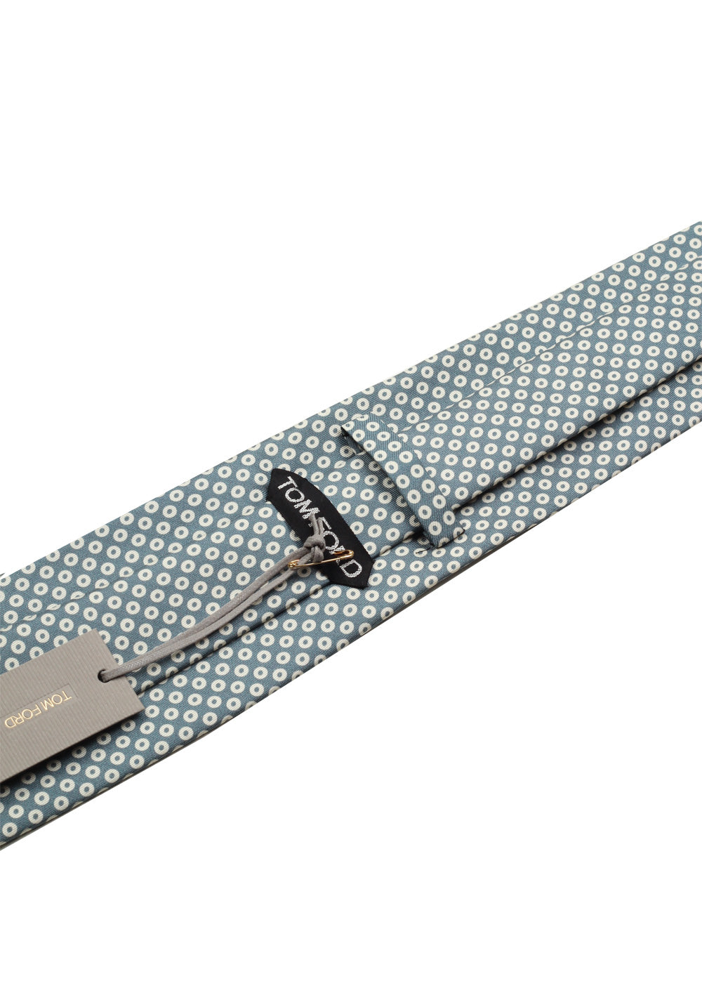 TOM FORD Patterned Blue Tie In Silk