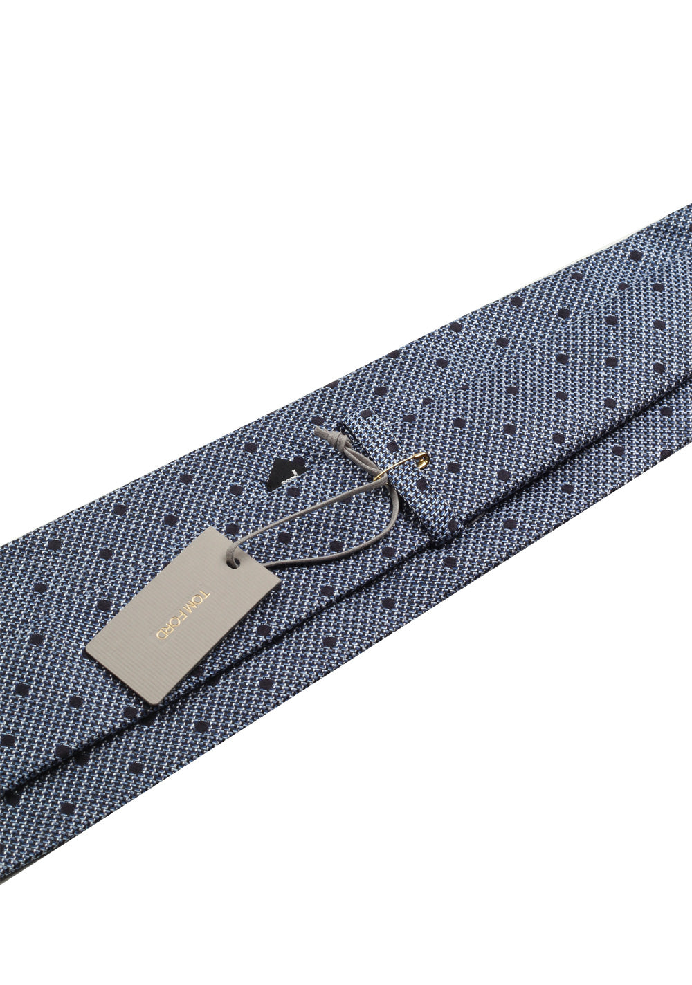 TOM FORD Patterned Blue Tie In Silk