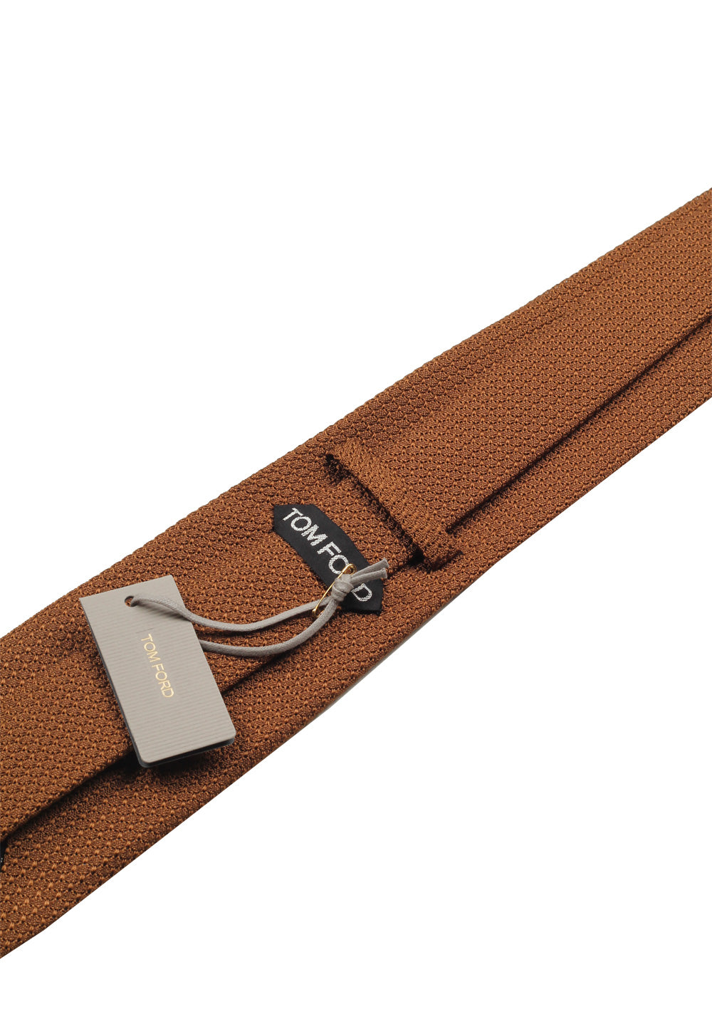 TOM FORD Patterned Brown Tie In Silk