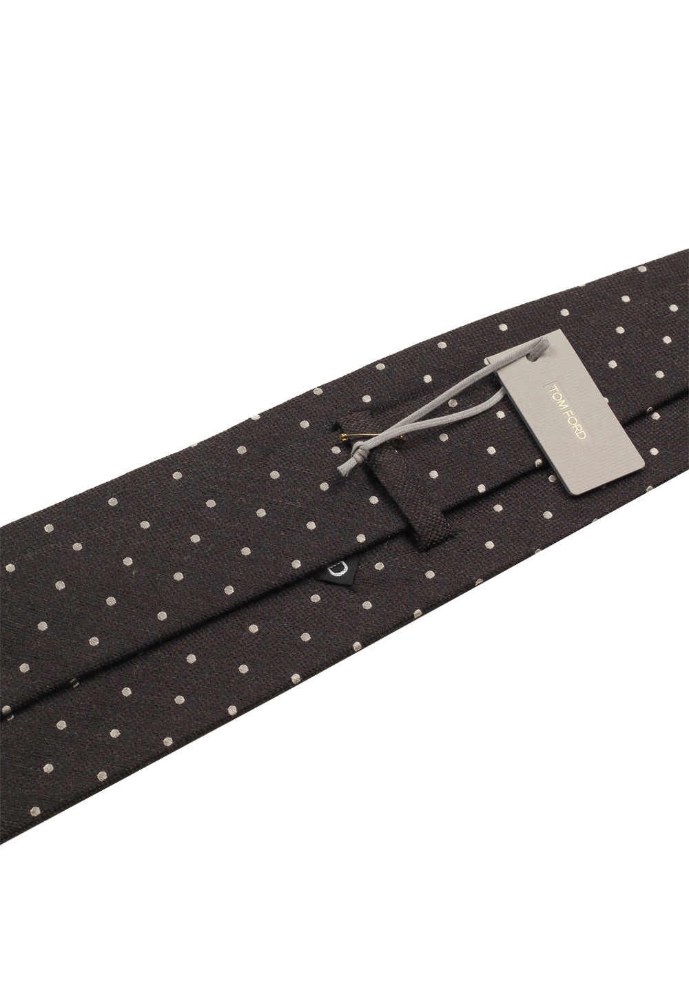TOM FORD Patterned Brown Tie In Silk