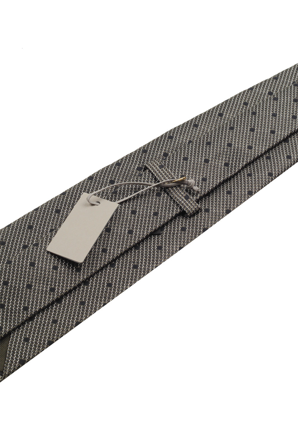 TOM FORD Patterned Gray Tie In Silk
