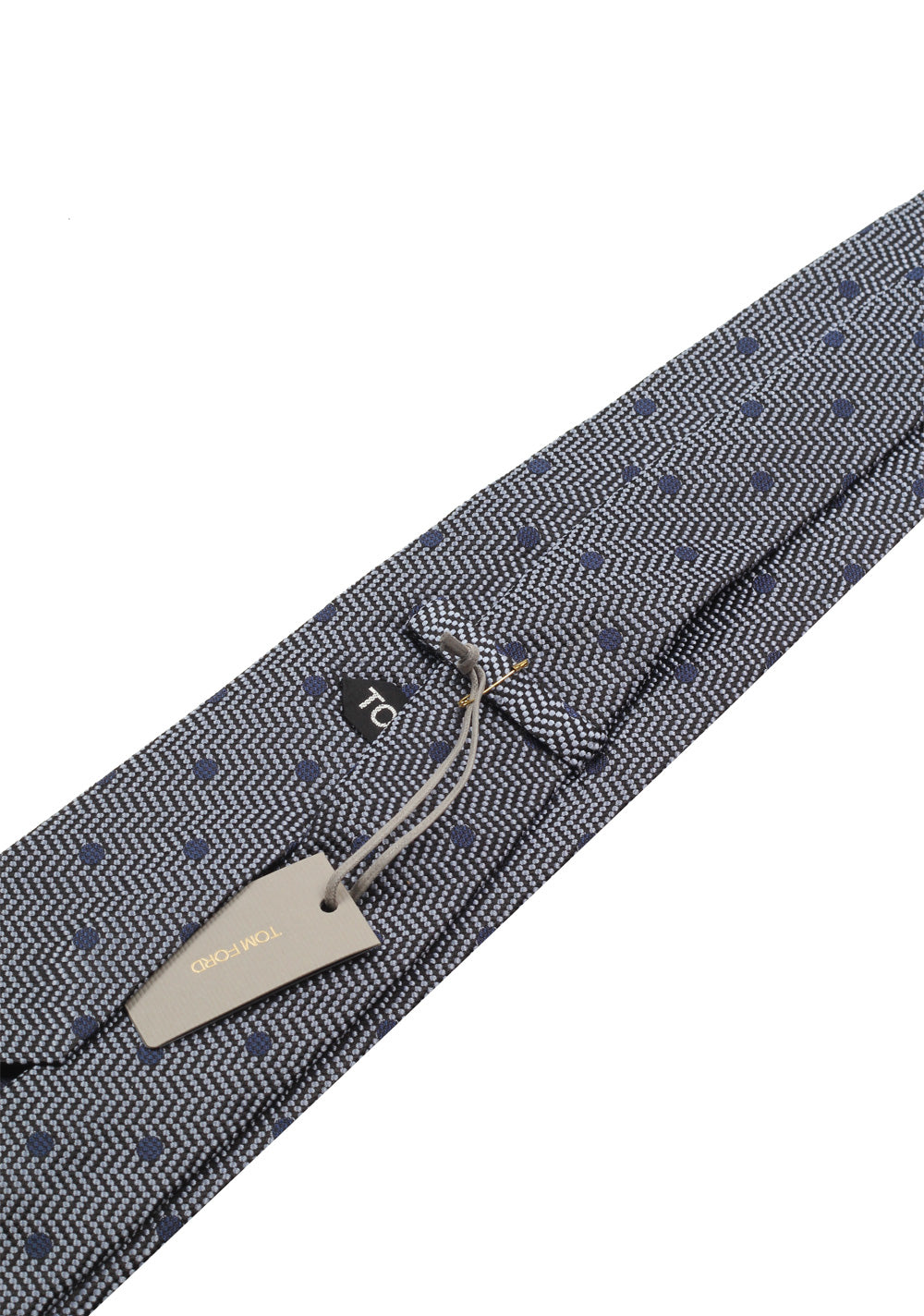 TOM FORD Patterned Blue Tie In Silk