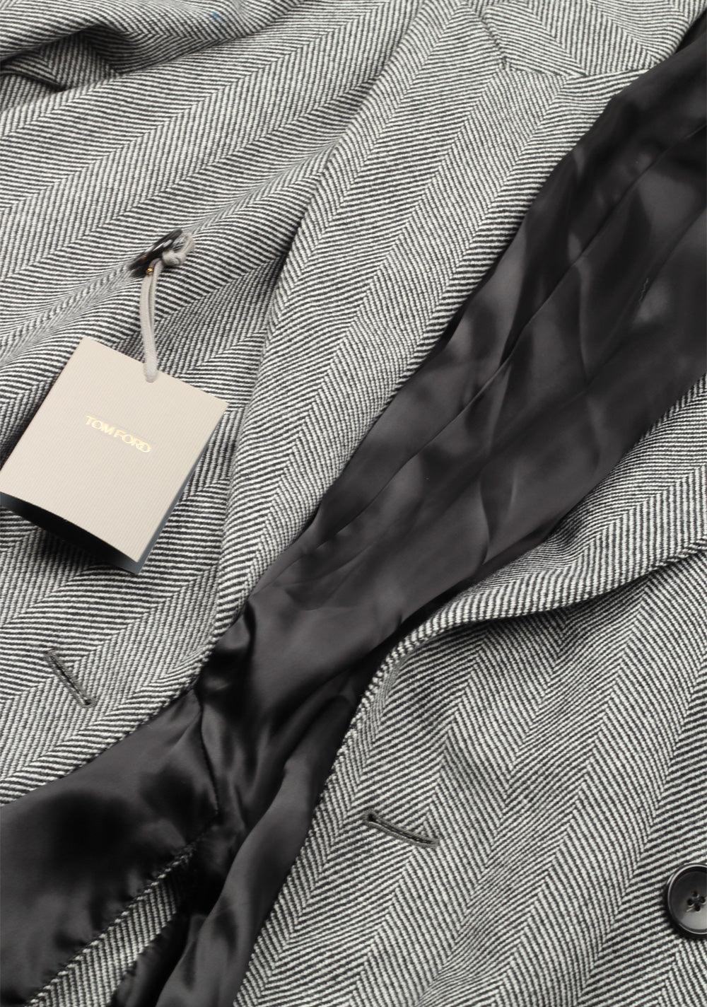 TOM FORD Gray Over Coat Size 48 / 38R U.S. Outerwear