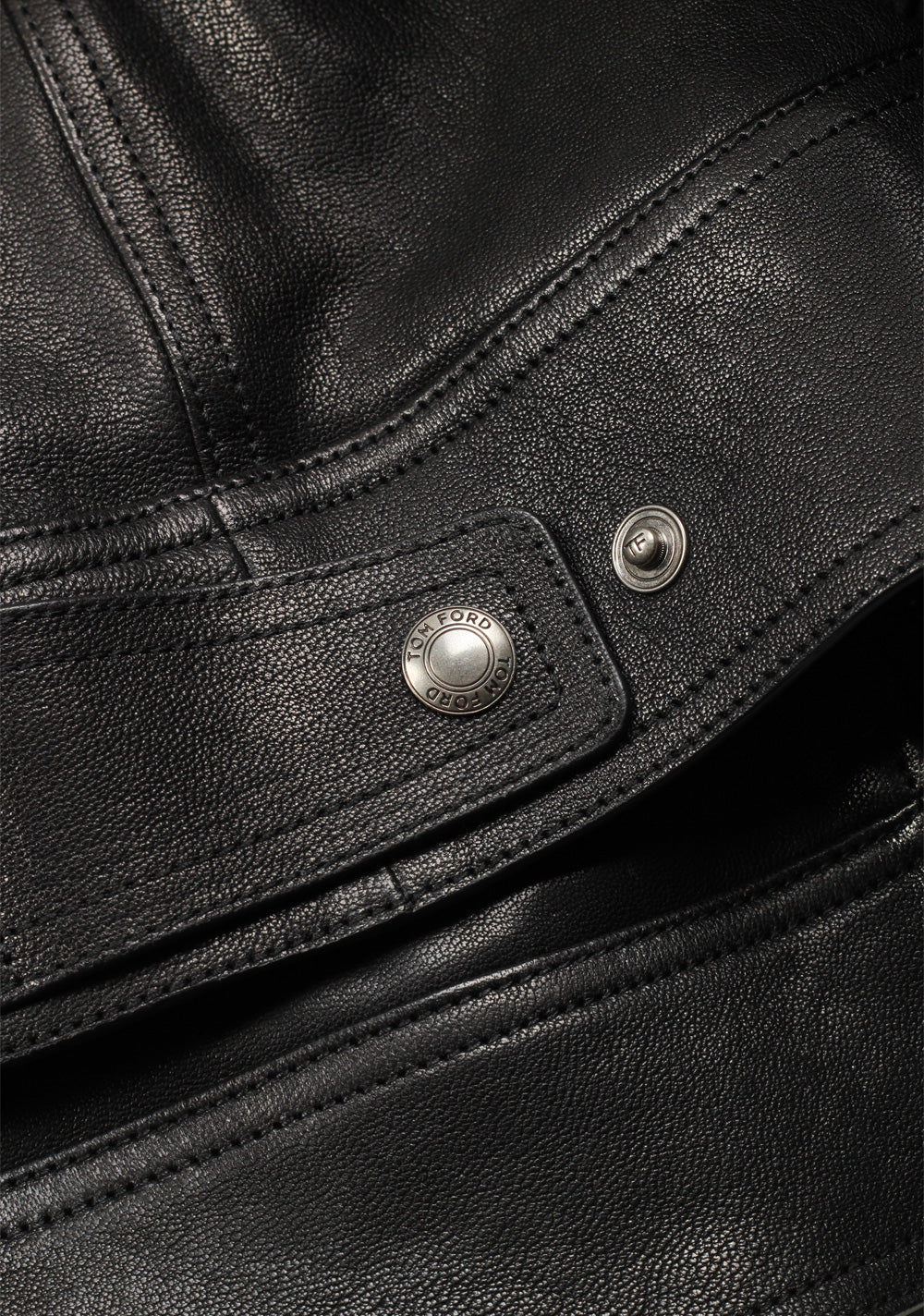 TOM FORD Lambskin Leather Jacket Coat Size 52 / 42R U.S. Outerwear