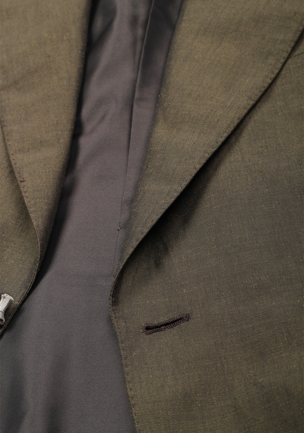 TOM FORD Shelton Green Suit Size 50 / 40R U.S. In Linen Silk