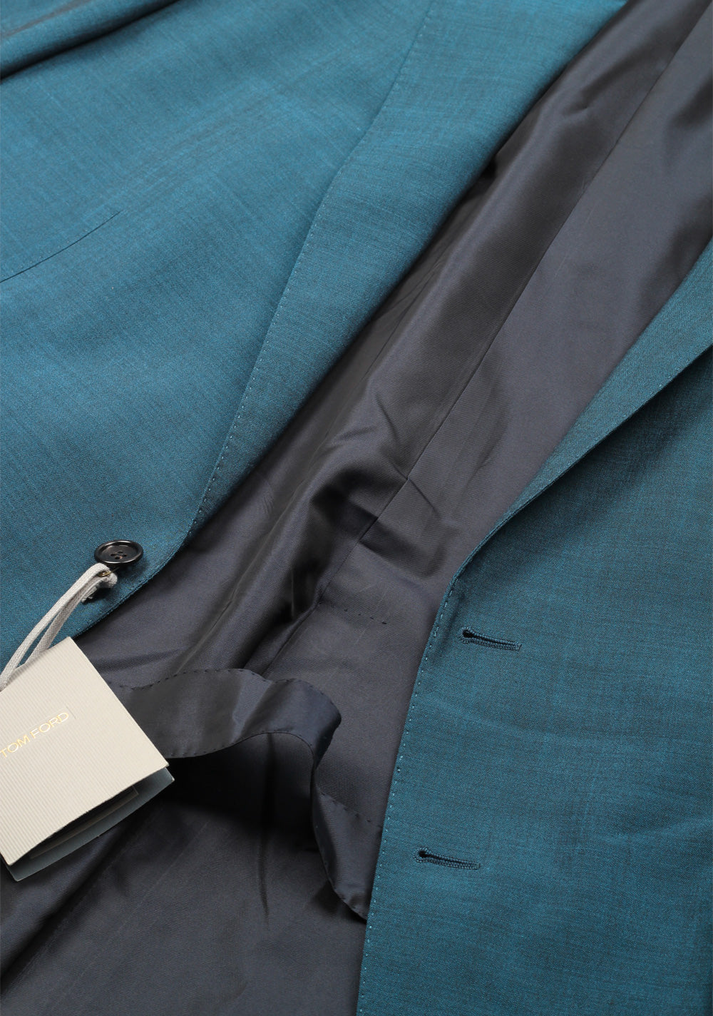 TOM FORD O'Connor Teal Suit Size 54 / 44R U.S. Wool Fit Y