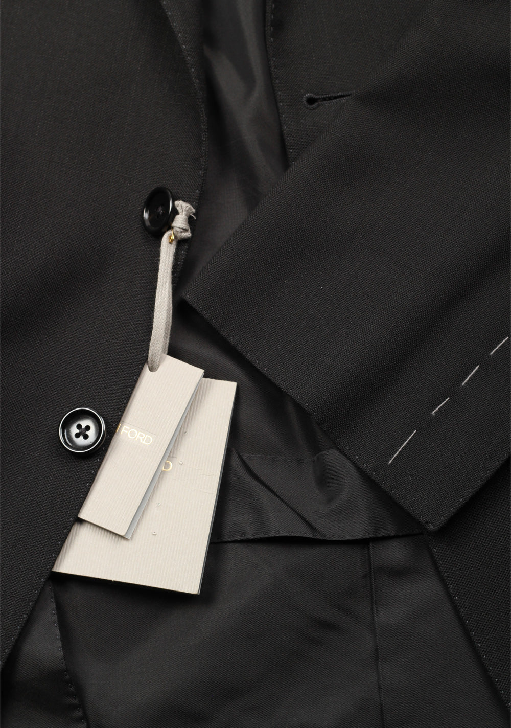 TOM FORD O'Connor Black Sport Coat Size 54 / 44R U.S. Fit Y