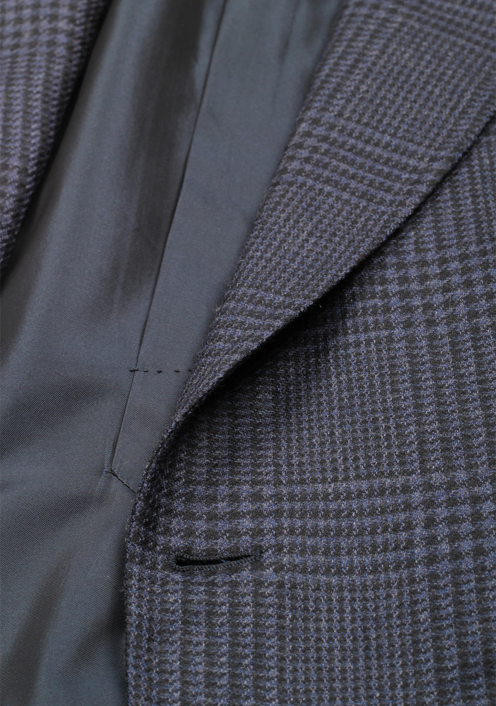 TOM FORD Shelton Checked Blue Sport Coat Size 54 / 44R U.S. In Wool Silk