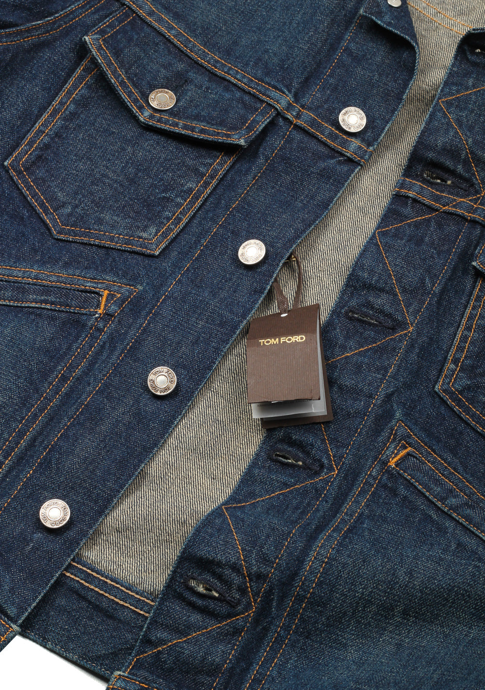 TOM FORD Icon Japanese Denim Jacket Size XL / 42R U.S. Outerwear