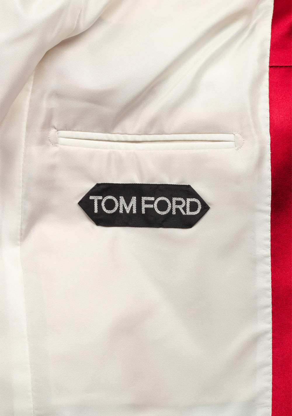 TOM FORD Shelton Velvet Red Tuxedo Dinner Jacket Size Size 52 / 42R U.S.