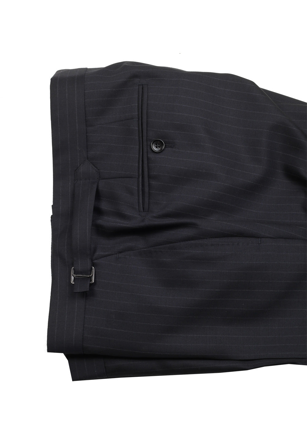 TOM FORD O'Connor Striped Blue 3 Piece Suit Size 50C / 40S U.S. Wool Fit Y