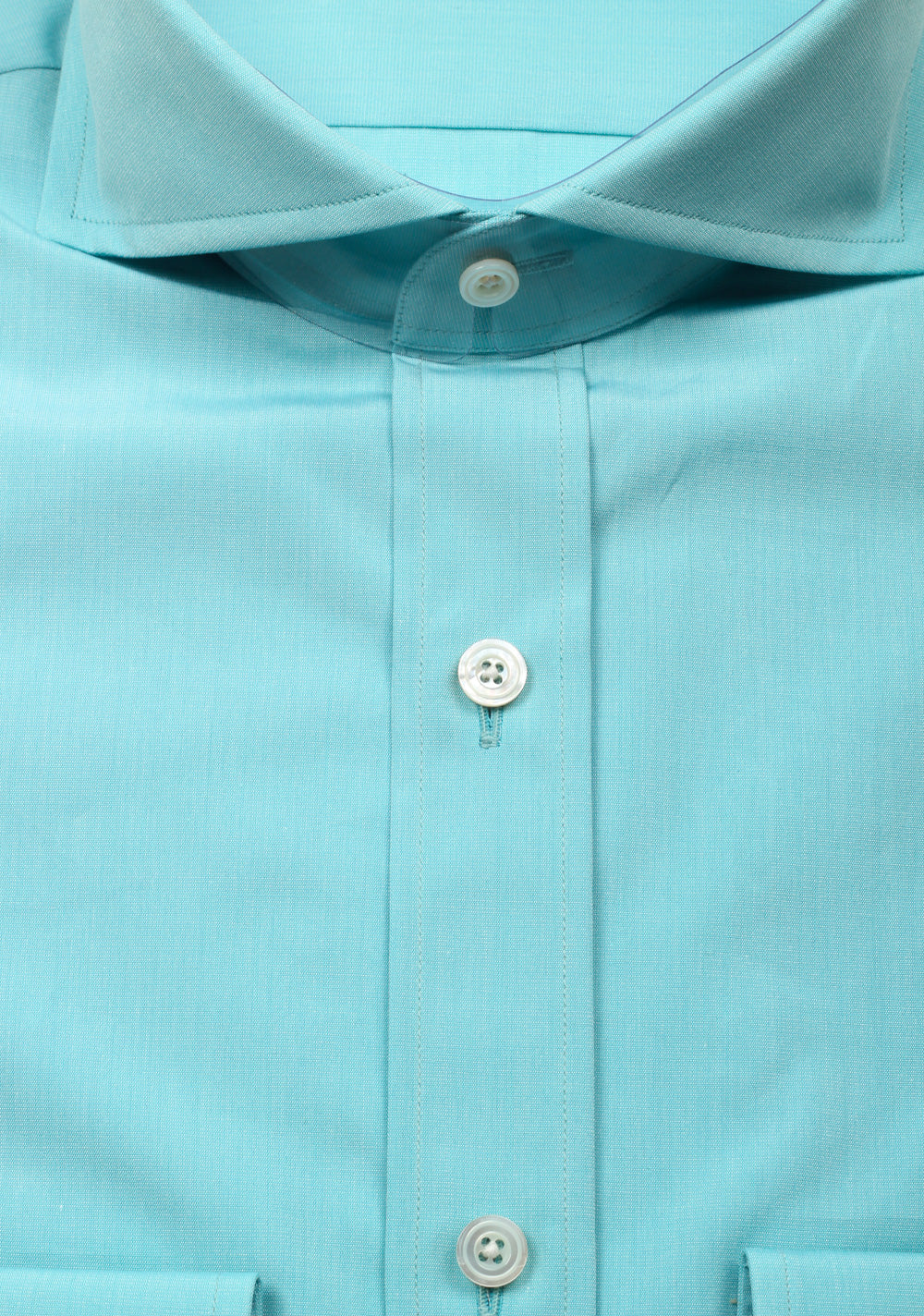 TOM FORD Solid Turquoise Dress Shirt Size 39 / 15,5 U.S.