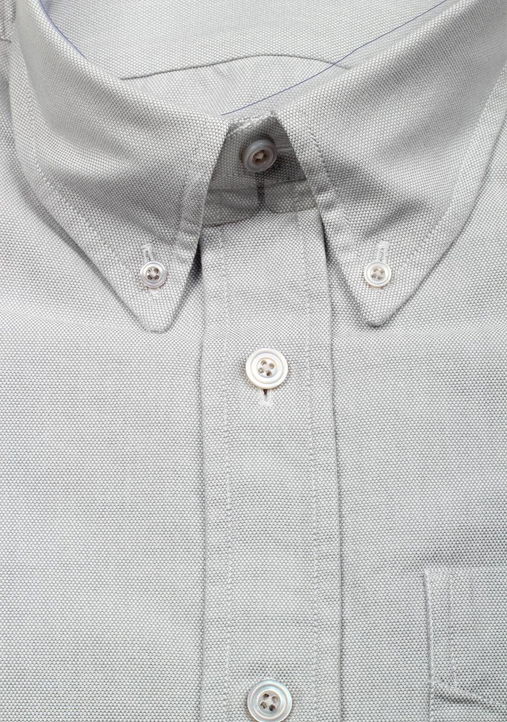 TOM FORD Solid Gray Button Down Casual Shirt Size 40 / 15,75 U.S.