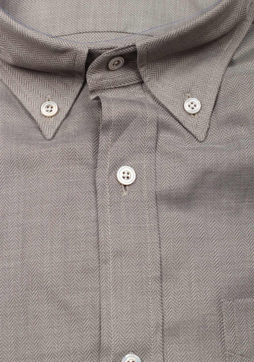 TOM FORD Solid Gray Button Down Casual Shirt Size 40 / 15,75 U.S.