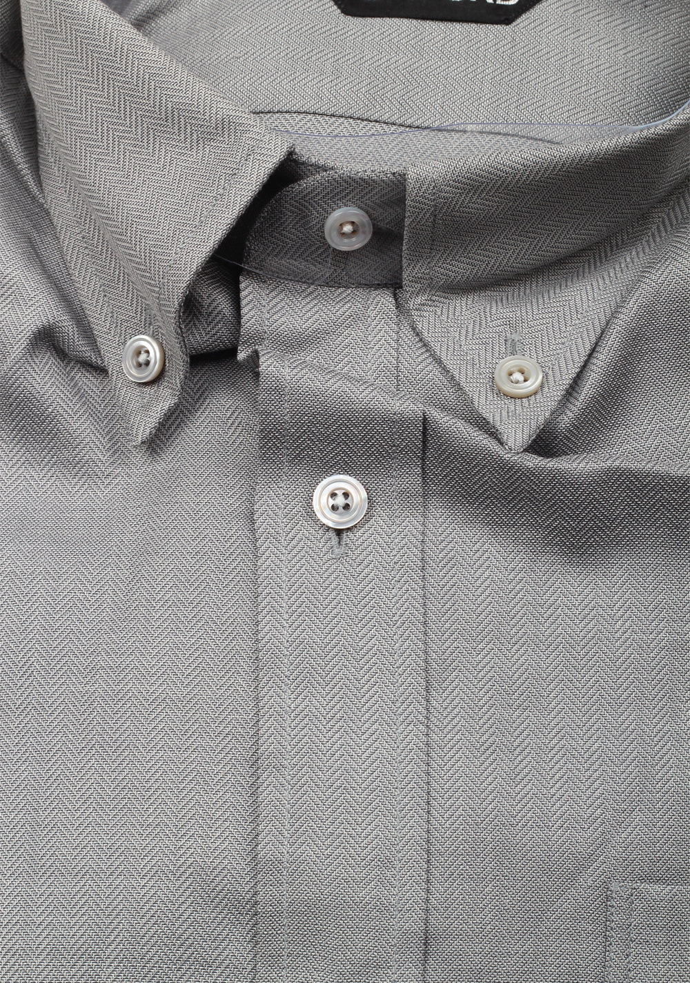 TOM FORD Solid Gray Button Down Casual Shirt Size 40 / 15,75 U.S.
