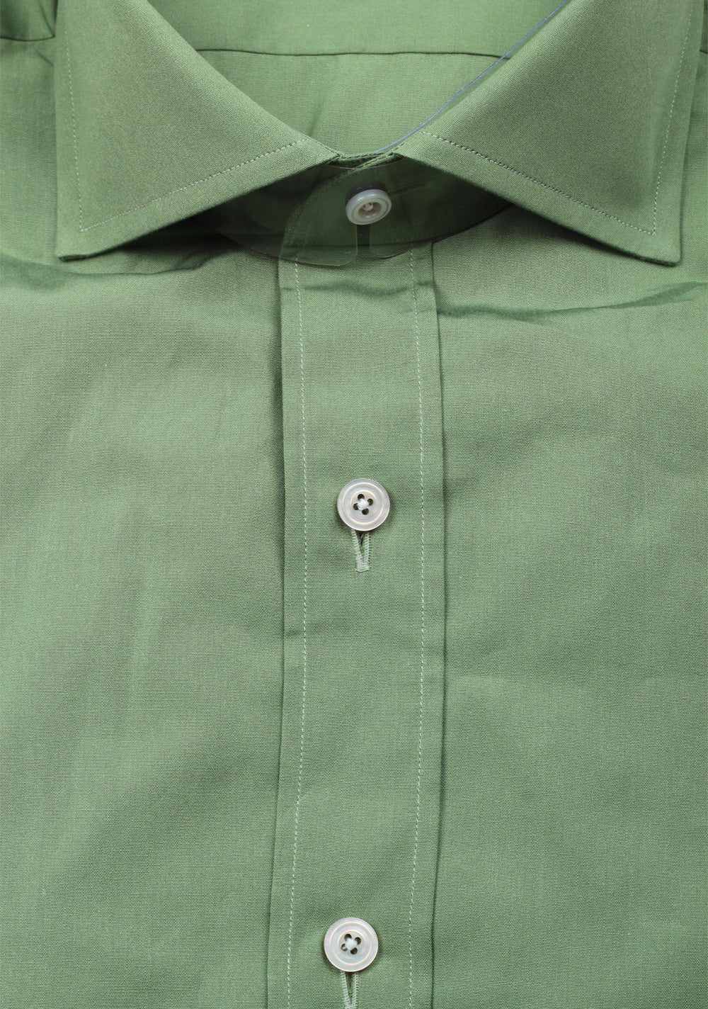 TOM FORD Solid Green Dress Shirt Size 40 / 15,75 U.S.