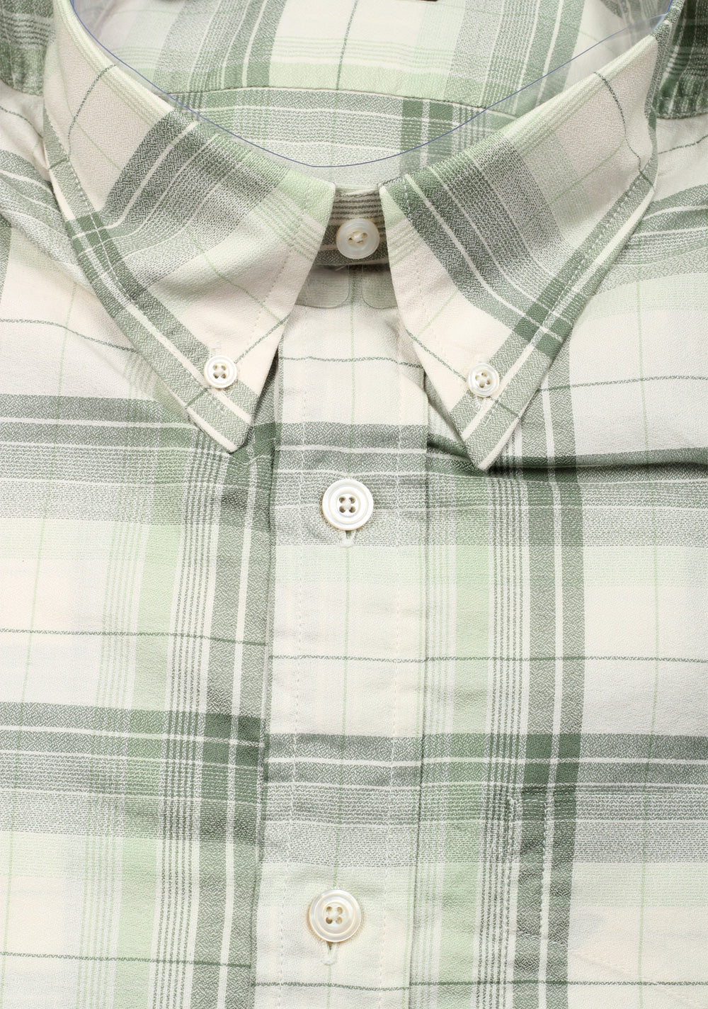 TOM FORD Checked Green Casual Button Down Shirt Size 40 / 15,75 U.S.