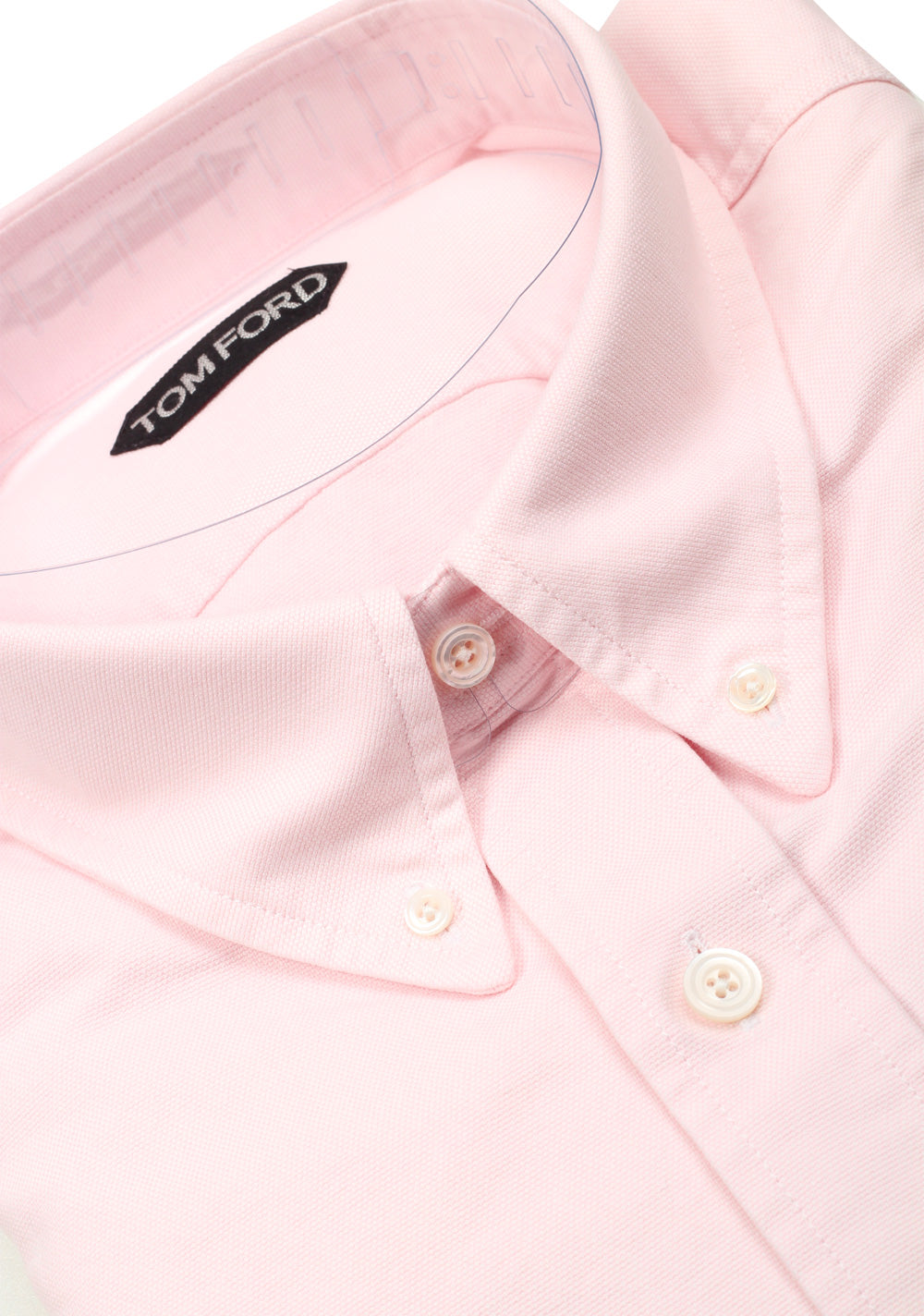 TOM FORD Solid White Casual Button Down Shirt Size 41 / 16 U.S.