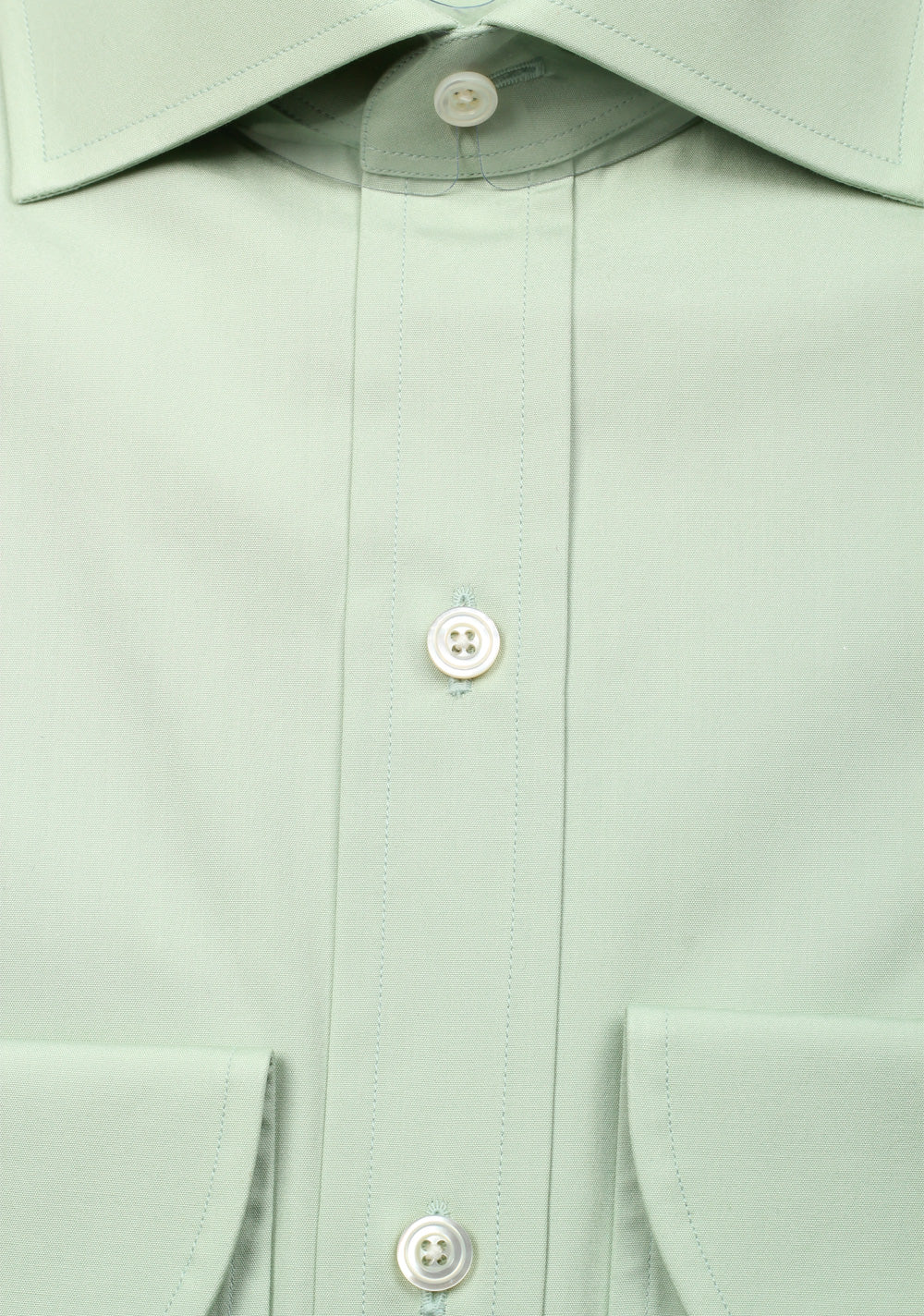 TOM FORD Solid Blue Green Shirt Size 44 / 17,5 U.S.