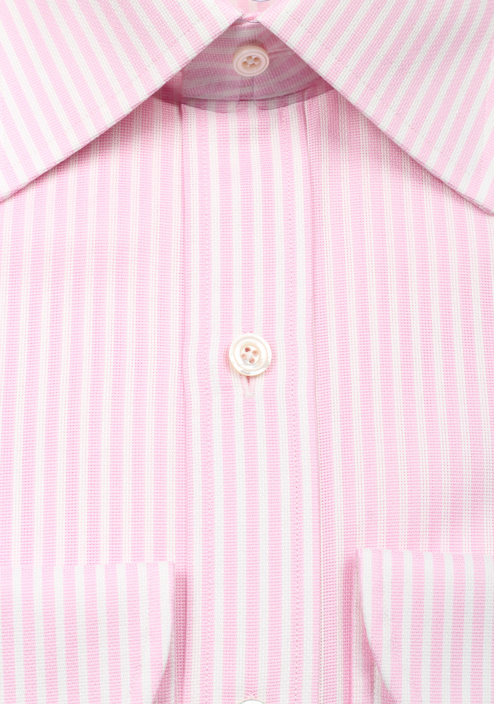 TOM FORD Striped Pink White Dress Shirt Size 44 / 17,5 U.S.