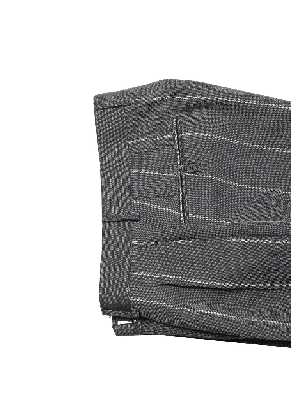 TOM FORD Spencer Striped Gray 3 Piece Suit Size 48 / 38R U.S. Wool Fit D