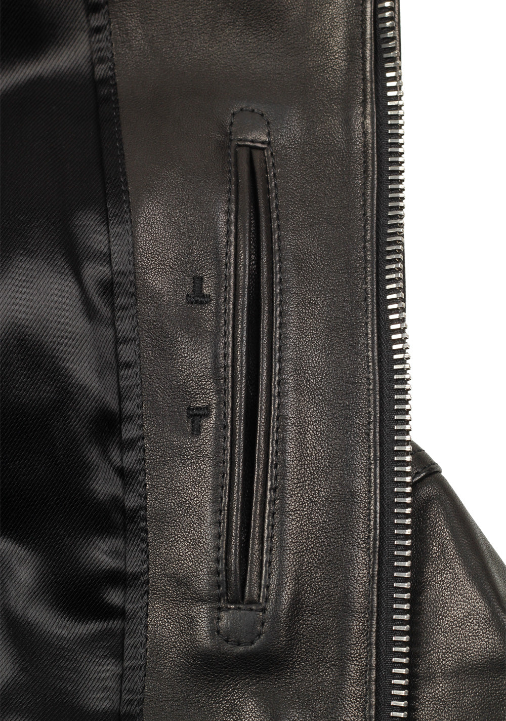 TOM FORD Leather Biker Jacket Coat Size 54 / 44R U.S. Outerwear
