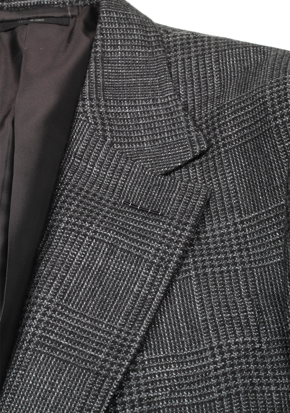 TOM FORD Shelton Checked Gray Sport Coat Size 50 / 40R U.S. In Cashmere Silk