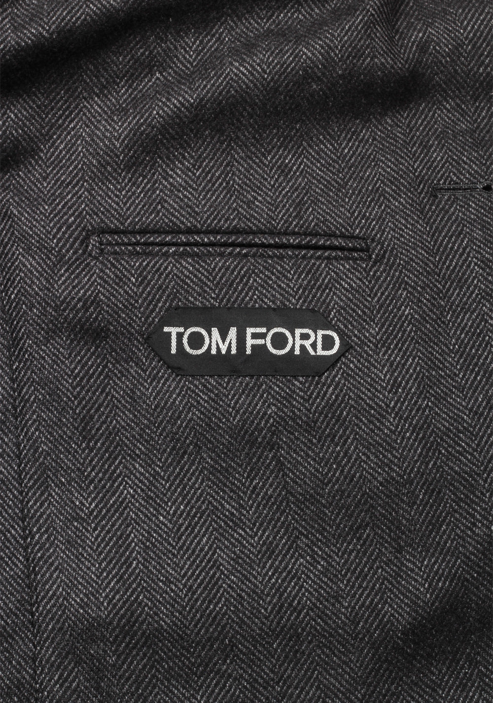 TOM FORD Regency Gray Sport Coat Size 48 / 38R U.S. Fit B Cashmere Silk
