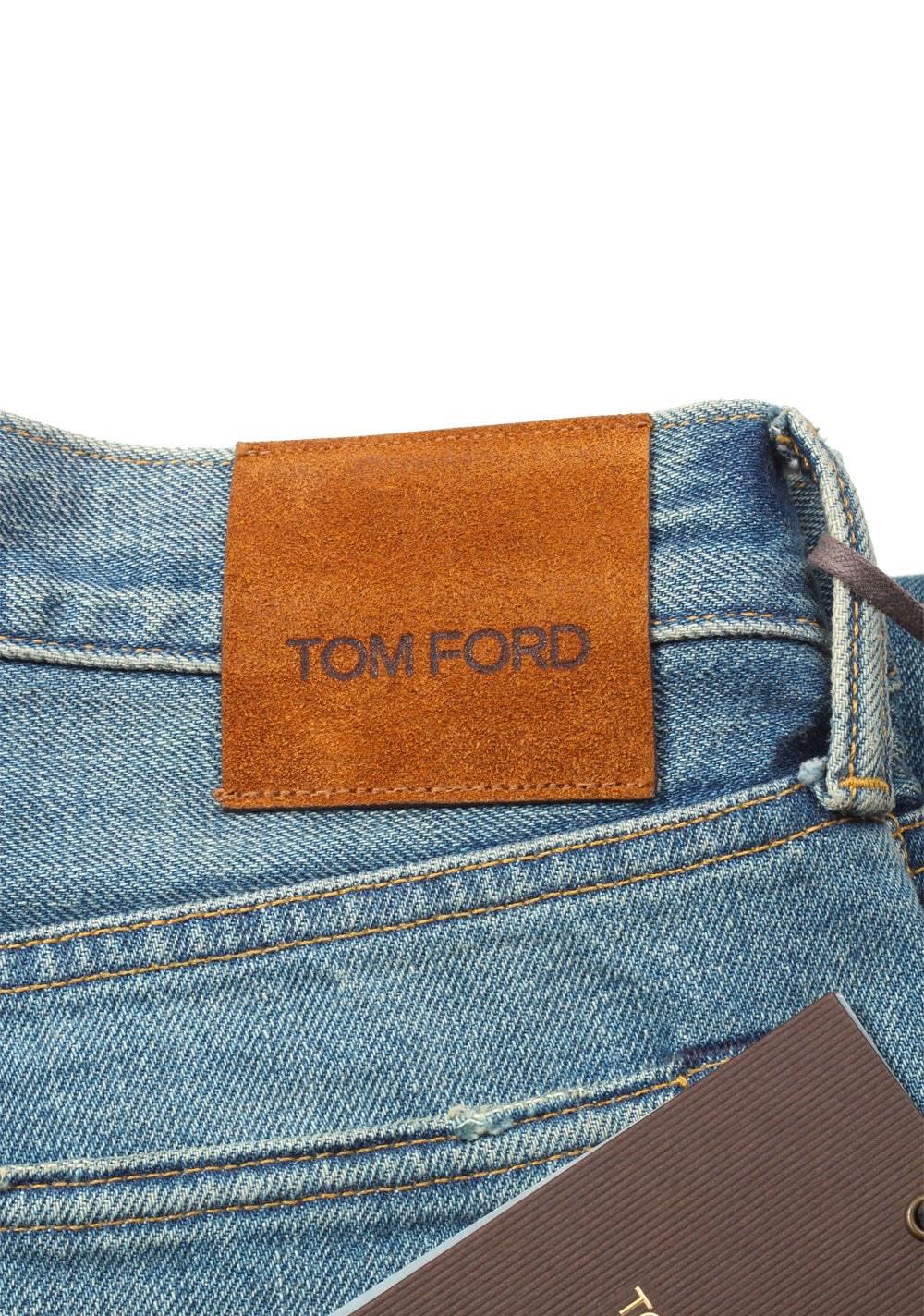 TOM FORD Blue Straight Jeans TFD002 Size 52 / 36 U.S.