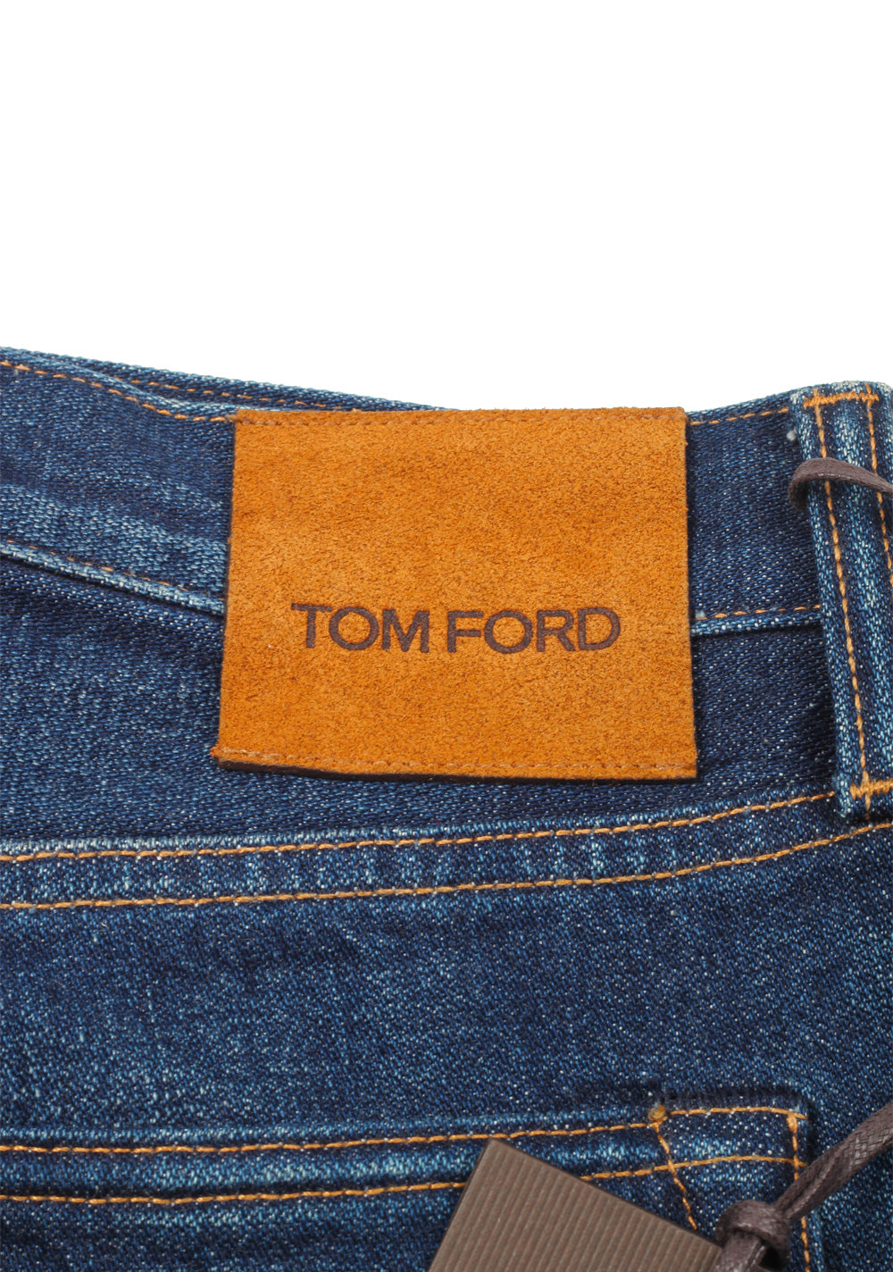 TOM FORD Blue Straight Jeans TFD003 Size 52 / 36 U.S.