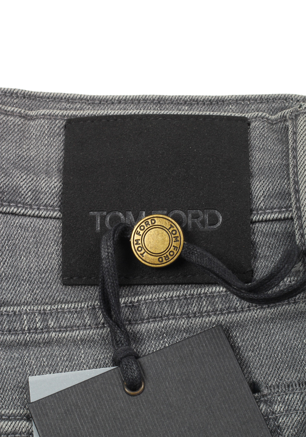 TOM FORD Gray Straight Jeans TFD002 Size 52 / 36 U.S.